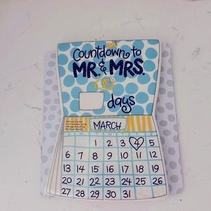NWT Coton Colors/Happy Everything Wedding Countdown Mini Attachment